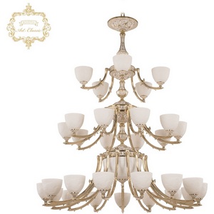 Изображение товара Подвесная люстра Art Classic 31.21 31.2111P.15+10+5.420.3d.GW.P1.U.Angel