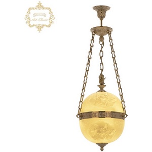 Изображение товара Подвесной светильник Art Classic 34.10 34.1000P.30.GW.Pair.FA3M в форме шара