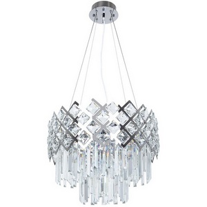 Изображение товара Подвесная каскадная люстра хрустальная Arte Lamp Wezen A1006SP-8CC