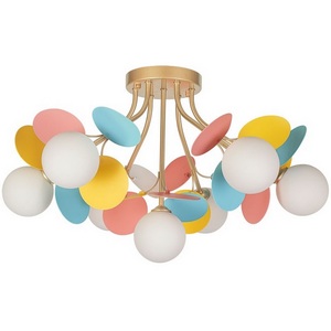 Изображение товара Потолочная люстра Arte Lamp Peacock A1369PL-7MD (плафоны шарики)