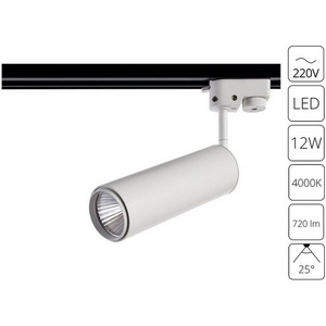 Изображение товара Трековый светильник однофазный 220V светодиодный Lights Arte Lamp Periscopio A1412PL-1WH