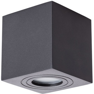Изображение товара Потолочный светильник уличный IP44 Arte Lamp Galopin A1461PL-1BK форма куба