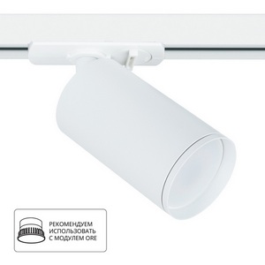 Изображение товара Трековый светильник однофазный 220V Arte Lamp Flame A1519PL-1WH