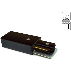 Изображение товара Коннектор-токоподвод для шинопровода (трека) Accessories Arte Lamp Track A160006