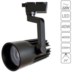 Изображение товара Трековый светильник светодиодный однофазный 220V Arte Lamp Wales A1640PL-1BK