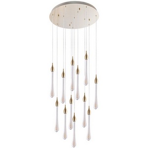 Изображение товара Каскадный подвесной светильник LED Arte Lamp Raindrop A1803LM-36PB