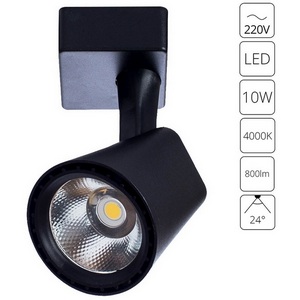 Изображение товара Трековый светильник однофазный 220V светодиодный Arte Lamp Amico A1810PL-1BK