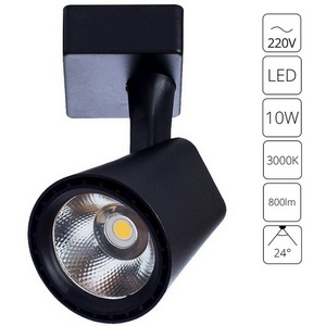 Изображение товара Трековый светильник однофазный 220V светодиодный Arte Lamp Amico A1811PL-1BK
