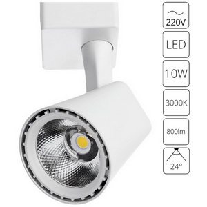 Изображение товара Трековый светильник однофазный 220V светодиодный Arte Lamp Amico A1811PL-1WH
