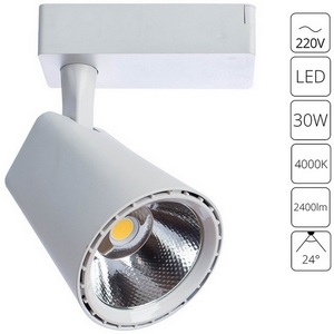 Изображение товара Трековый светильник однофазный 220V cветодиодный Arte Lamp Amico A1830PL-1WH