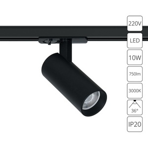 Изображение товара Трековый светильник светодиодный однофазный 220V Arte Lamp Bene A1935PL-1BK