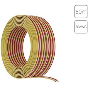 Изображение товара Провод 3-жильный для светодиодной ленты MIX 50м, 20AWG Arte Lamp Strip-Accessories A20-3W