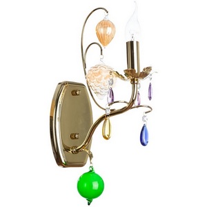 Изображение товара Бра Arte Lamp Ricchezza A2011AP-1GO подсвечник с подвесками