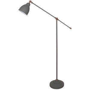 Изображение товара Изогнутый торшер для чтения Arte Lamp BRACCIO A2054PN-1GY