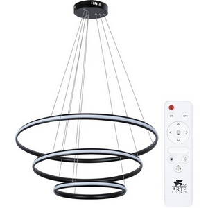 Изображение товара Подвесной светильник с пультом управления LED Arte Lamp Meridiana A2198SP-3BK