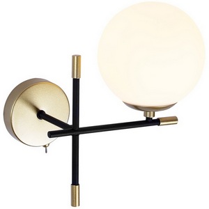 Изображение товара Бра Arte Lamp A2225AP-1BK в форме шара