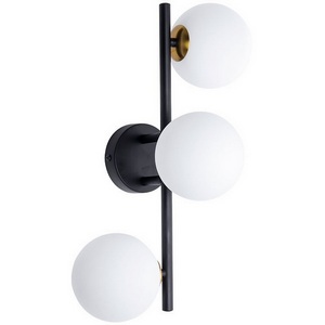 Изображение товара Настенный светильник Arte Lamp Gemini A2243PL-3BK (плафоны шарики)