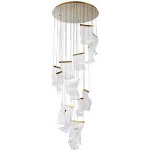 Изображение товара Подвесная люстра светодиодная 42 вт каскадная Arte Lamp Grappolo A2283SP-14GO