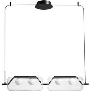 Изображение товара Подвесной светильник LED Arte Lamp Geneva A2341SP-4BK (плафоны шарики)