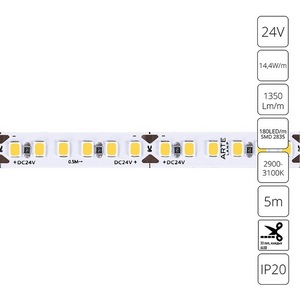 Изображение товара Светодиодная лента 2835 24V 14,4W/m 3000К 5м Arte Lamp Tape A2418008-01-3K