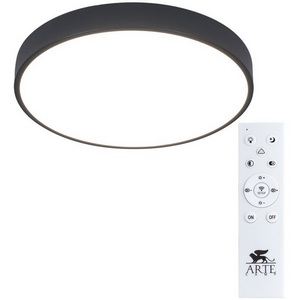 Изображение товара Потолочный светильник круглый с пультом LED Arte Lamp Arena A2661PL-1BK
