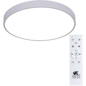 Изображение товара Потолочный светильник круглый с пультом LED Arte Lamp Arena A2670PL-1WH