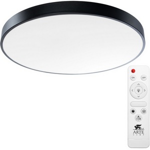 Изображение товара Потолочный светильник круглый с пультом LED Arte Lamp Arena A2673PL-1BK