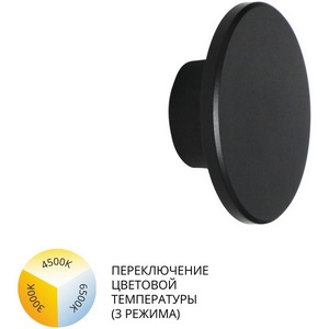 Изображение товара Настенный уличный LED светильник IP65 Arte Lamp Nimbo A3409AL-1BK