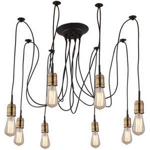 Изображение товара Подвесной светильник паук Arte Lamp Mazzetto A4290SP-7BK