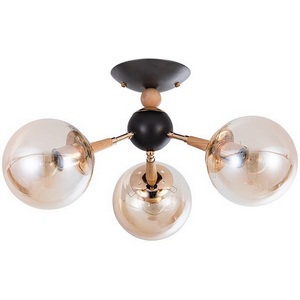 Изображение товара Потолочная люстра Arte Lamp Boston A4485PL-3BK (плафоны шарики)