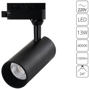Изображение товара Трековый светильник однофазный 220V светодиодный Arte Lamp Regulus A4568PL-1BK