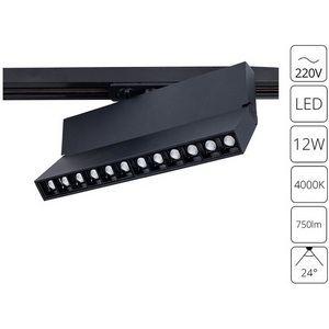 Изображение товара Трековый светильник светодиодный однофазный 220V Arte Lamp Flash A4572PL-1BK