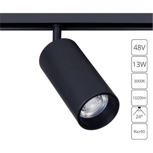 Изображение товара Магнитный трековый светильник светодиодный 48V Arte Lamp Linea A4641PL-1BK