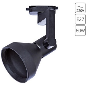 Изображение товара Трековый светильник однофазный 220V Arte Lamp Nido A5106PL-1BK