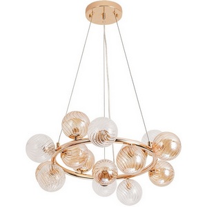 Изображение товара Подвесная люстра Arte Lamp Etereo A5261LM-15GO (плафоны шарики)