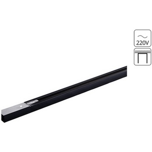 Изображение товара Однофазный шинопровод 1м накладной 220V Accessories Arte Lamp Track A530106
