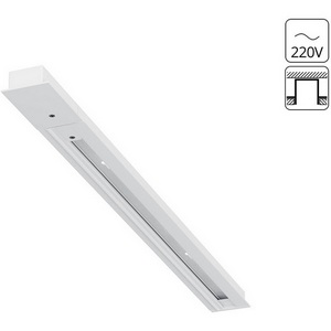 Изображение товара Однофазный шинопровод 1м встраиваемый 220V Accessories Arte Lamp Track A550133