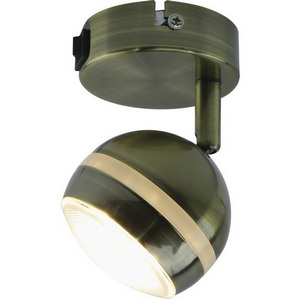 Изображение товара Спот с выключателем светодиодный Arte Lamp Venerd A6009AP-1AB в форме шара