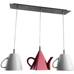 Изображение товара Подвесной светильник для кухни в форме чашки Cafeteria Arte Lamp Caffetteria A6605SP-3WH