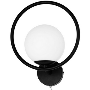 Изображение товара Бра подвесное с цоколем е14 Arte Lamp Matisse A7741AP-1BK в форме шара