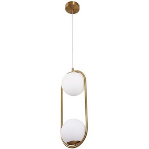 Изображение товара Подвесной светильник с матовым плафоном Arte Lamp Matisse A7745SP-2AB (плафоны шарики)