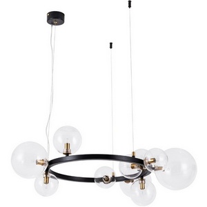 Изображение товара Подвесной светильник Arte Lamp Vincent A7790SP-10BK (плафоны шарики)