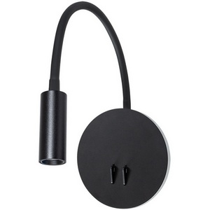 Изображение товара Спот светодиодный для чтения с выключателем Arte Lamp Electra A8231AP-1BK