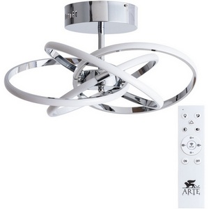 Изображение товара Потолочная светодиодная люстра с пультом управления Arte Lamp Orbit A9052PL-4CC (Умный дом, Алиса)