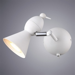 Изображение товара Спот с выключателем птички Arte Lamp Picchio A9229AP-1WH