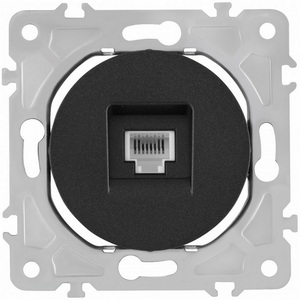 Изображение товара Розетка встраиваемая Ethernet RJ-45 Arte Milano am-202 202.45-1.black