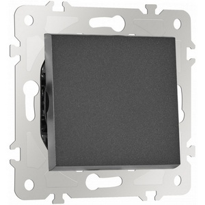 Изображение товара Выключатель встраиваемый одноклавишный проходной Arte Milano am-203 203.32-1.black