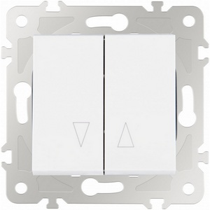 Изображение товара Выключатель встраиваемый жалюзи Arte Milano am-203 203.38-2.white