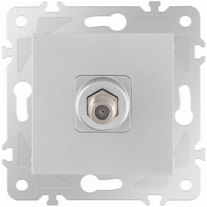 Изображение товара ТВ-розетка встраиваемая Arte Milano am-203 203.42-1.silver