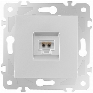Изображение товара Розетка встраиваемая Ethernet RJ-45 Arte Milano am-203 203.45-1.silver
